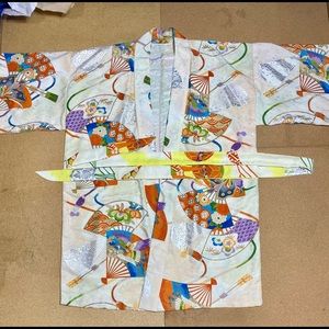EUC Highly Detailed Vintage Silk Kimono